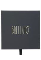 BRELLATO Rosa Pink Herz-Kette Anhänger Ohrstecker Set, Echt Silber-Kette 925 18K Gelbgold, Goldene Ohrringe Herz-Halskette Zirkonia Crystal, Geschenk Muttertag Valentinstag