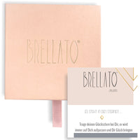 BRELLATO Astro Sternbild Sternzeichen Wassermann Armband Edelstahl Vergoldet, Tierkreiszeichen Türkis Lederarmband Geflochten